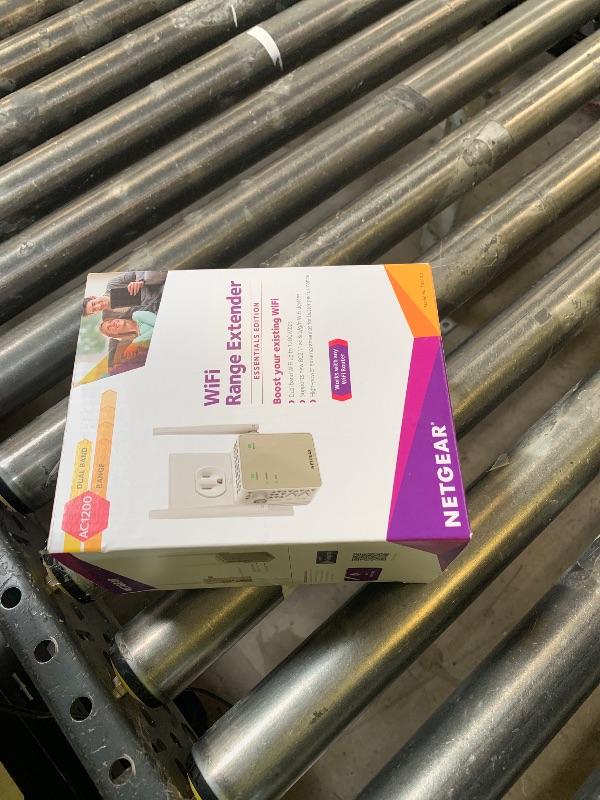 Photo 1 of NETGEAR Wi-Fi Range Extender EX6120 - Coverage Up to 1500 Sq Ft and 25 Devices with AC1200 Dual Band Wireless Signal Booster & Repeater (Up to 1200Mbps Speed), and Compact Wall Plug Design, White