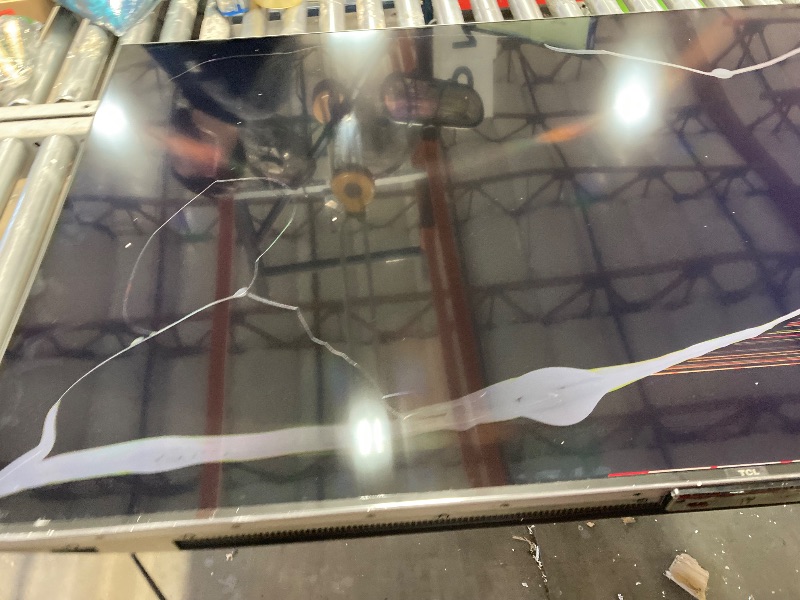 Photo 1 of **SMASHED SCREEN FINAL SALE**TCL 65-Inch QM7 QLED 4K Smart QD-Mini LED TV with Google TV (65QM751G, 2024 Model) Dolby Vision IQ, Dolby Atmos, HDR, Game Accelerator up to 240Hz, Voice Remote, Works with Alexa, Streaming Television