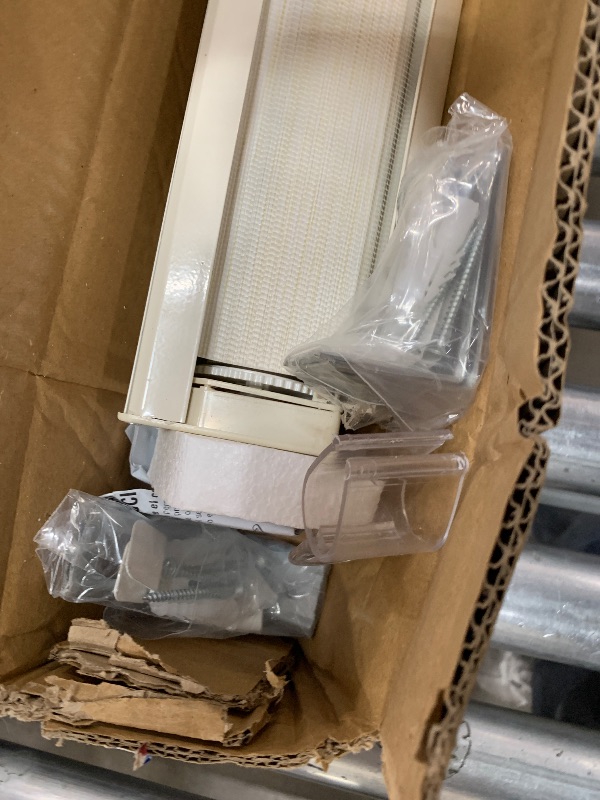 Photo 1 of ***PARTS ONLY***ShadesU Cordless Zebra Blinds for Windows – Light Filtering Dual-Layer Window Shades for Privacy - Easy to Install (Cream Color) (Maximum Height 72") (Width 75")