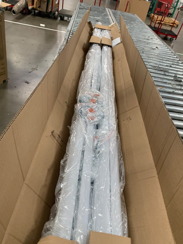 Photo 1 of AntLux 110W 8FT LED Shop Lights Ultra Slim LED Wraparound, 12600LM, 5000K, 8 Foot Strip Light, Flush Mount Garage Office Warehouse Ceiling Lighting Fixture, 8 Foot Fluorescent Tube Replacement, 4 Pack