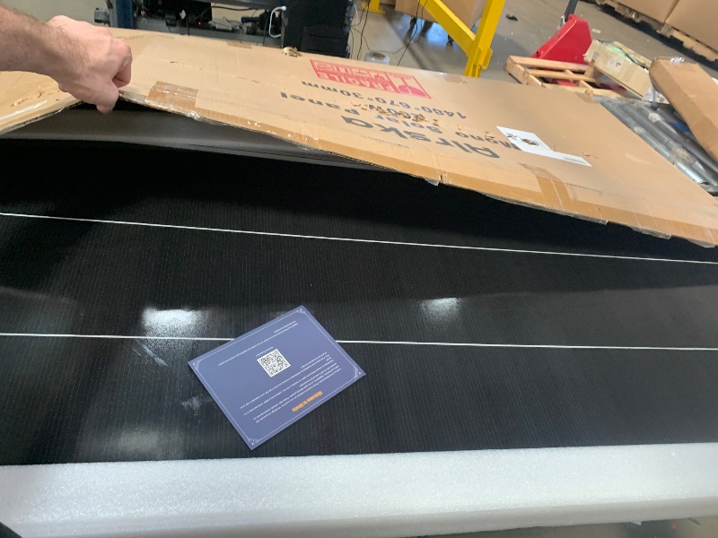 Photo 1 of Alrska 200 watt 10BB Solar Panel,High Efficiency PV Module Power 200W Mono RV Solar Panel for 12/24 Volt System,RV Marine Boat Cabin and Other Off Grid System