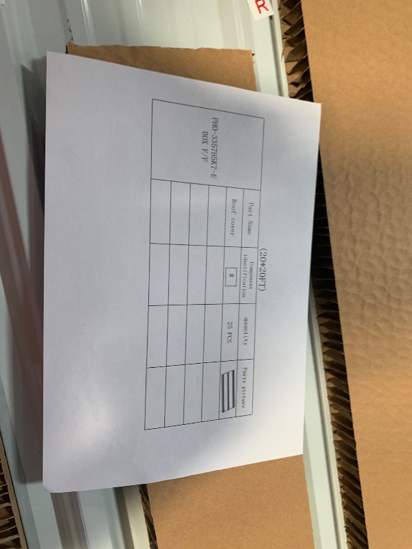 Photo 1 of ************THIS IS ONLY THE ROOF PANELS***********

Garveelife 20'x20'x13' Metal Carport for 2 Cars, Heavy Duty Steel Frame for All Weather, Permanent Shelter for Boats, Full-Sized Pickup Trucks, and Tractors, N.W. 800 Lbs