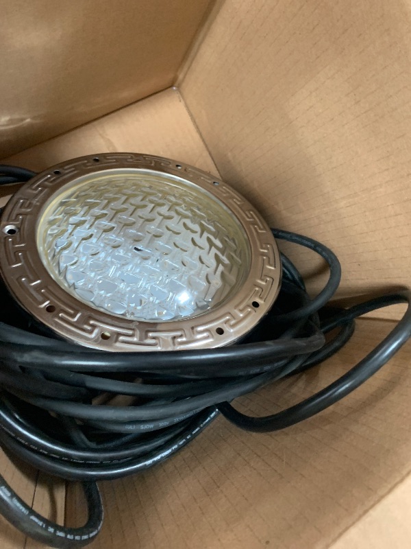 Photo 1 of ******************MISSING THE REMOTE AND TH OTHER THING***************

SURAIELEC 12V AC Pool Lights for Inground Pool, 10 inch Color Changing LED Pool Light with Remote Control, 300W Equivalent, Underwater Swimming Pool Light Fixture for Large Wet Niches