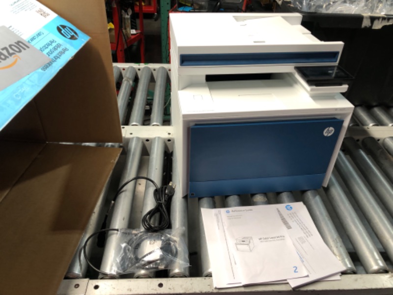 Photo 1 of ***USED - POWERS ON - UNABLE TO TEST FURTHER***
HP Color LaserJet Pro MFP 4301fdw Wireless All-in-One Color Laser Printer, Scanner, Copier, Fax, Best-for-Office