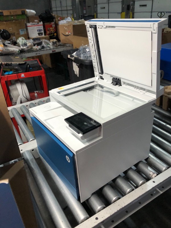 Photo 1 of ***USED - POWERS ON - UNABLE TO TEST FURTHER***
HP Color LaserJet Pro MFP 4301fdw Wireless All-in-One Color Laser Printer, Scanner, Copier, Fax, Best-for-Office