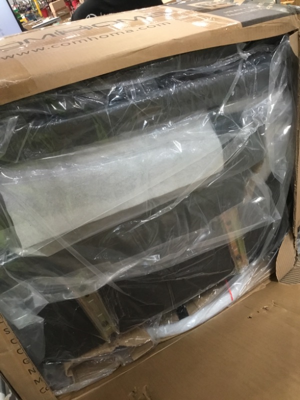 Photo 1 of COMHOMA Recliner Chair, Swivel Rocker Recliners, Massage and Heat Reclining Chair, Reclining Sofa with Side Pockets, Cup Holders for Living Room, Bedroom (Black)