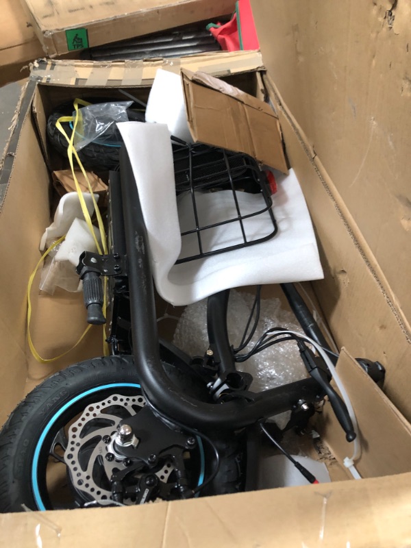 Photo 1 of ***PARTS ONLY***URBANMAX X2 Electric Scooter for Adults with Basket, 12" Adult Electric Scooters for Teens with Max 20 Miles & 18.6MPH Power by 550W, Foldable Electric Scooter for Commuting-Black