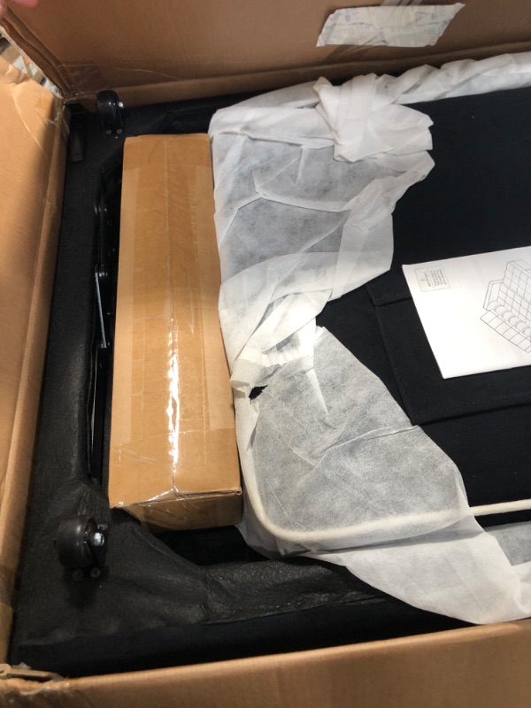 Photo 1 of **********INCOMPLETE ITEM, THIS IS ONLY Box 2 of 2**********************
Amada 3 in 1 Convertible Sleeper Sofa Bed, Futon Couches for Living Room with USB Ports&Side Pocket | Adjustable Backrest| Velvet Fabric | Pull Out Couch | Loveseat | Sectional Sofa