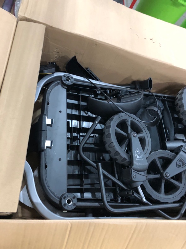 Photo 1 of ***MISSING SHADE***

BOB Gear Renegade Canopy Stroller Wagon with 3 Seats, 5-Point Harness System, All-Terrain Tires, and Push and Pull Handle, Nightfall