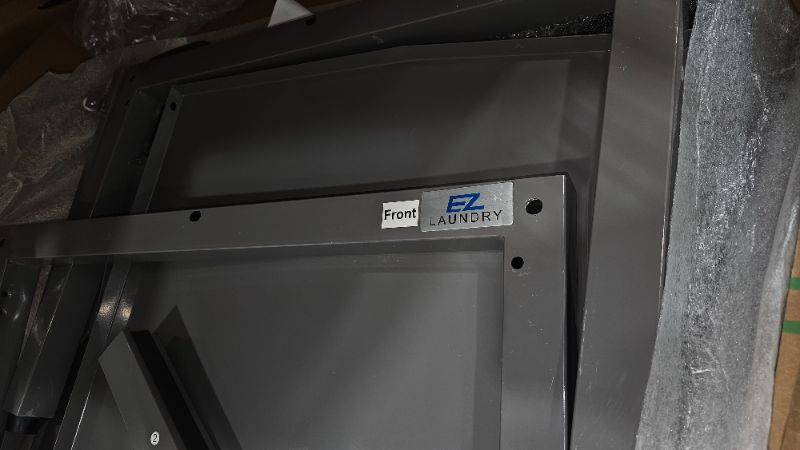 Photo 1 of ***parts only ***EZ Laundry Pedestal for Washer and Dryer Gray - Fits 27" - Elevates 18" - Pullout Shelf & Drain Pan - Adjustable Feet - Compatible with LG/Samsung/GE - Washer Dryer Pedestal Riser Stand