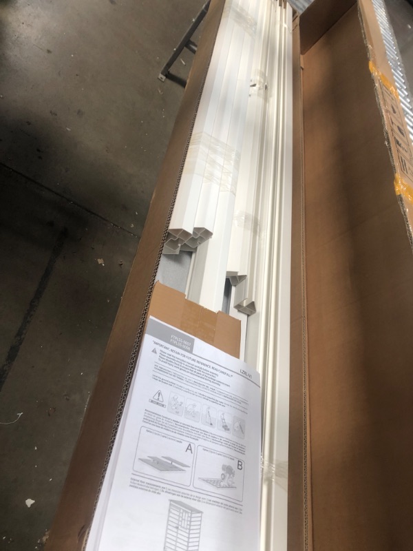 Photo 1 of ***************INCOMPLETE ITEM, THIS IS ONLY CARTON 2 OUT OF 2************

DWVO 5x3 FT Outdoor Storage Shed with Reinforced Floor, All-Weather Resin Storage Shed with Lockable Door & Window, Waterproof Plastic Tool Storage for Garden, Backyard, Patio, La