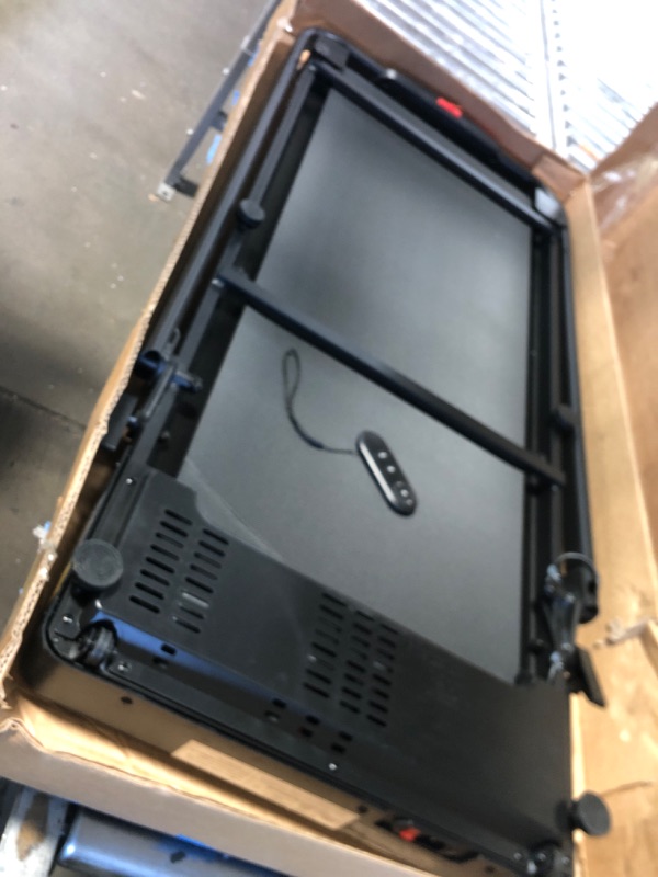 Photo 1 of *************MISSING POWER CORD**************
THERUN Walking Pad Treadmill, 2.5 HP Under Desk Treadmills, 2 in 1 Foldable Treadmill for Home, Walking Pad with Handle Bar, 15" Widened Running Belt, with Remote Control & LED Touch Screen