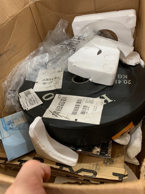 Photo 1 of ******************THIS IS ONLY 1***************

BalanceFrom HoPro Olympic Bumper Plate Weight Plate with Steel Hub, Pairs or Sets, Black