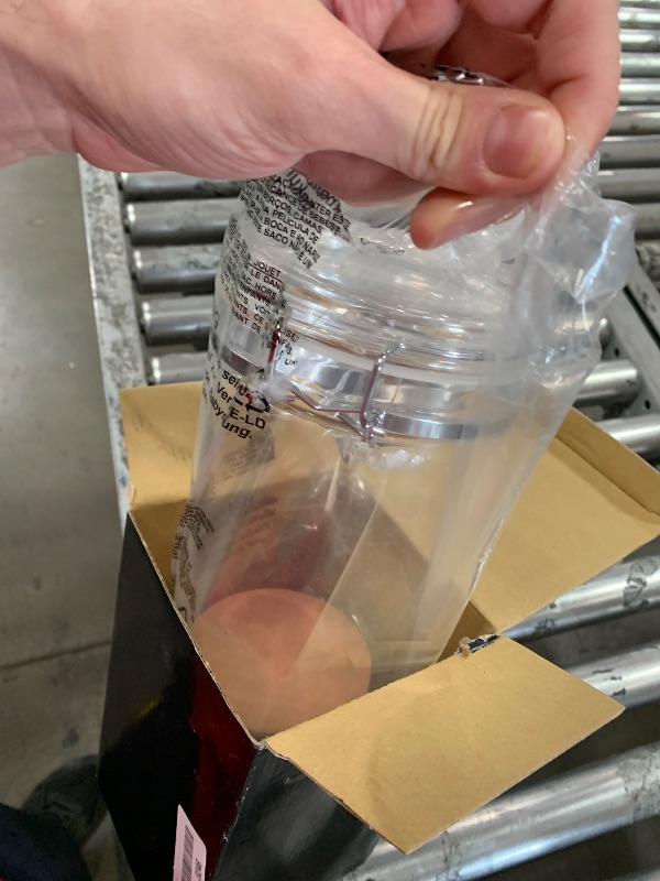 Photo 1 of ************ONLY 1************
Prestige Import Group AJ25 25 Count Acrylic Humidor Jar with Humidifier and Spanish Cedar Interior Lining on Bottom - 2 Pack