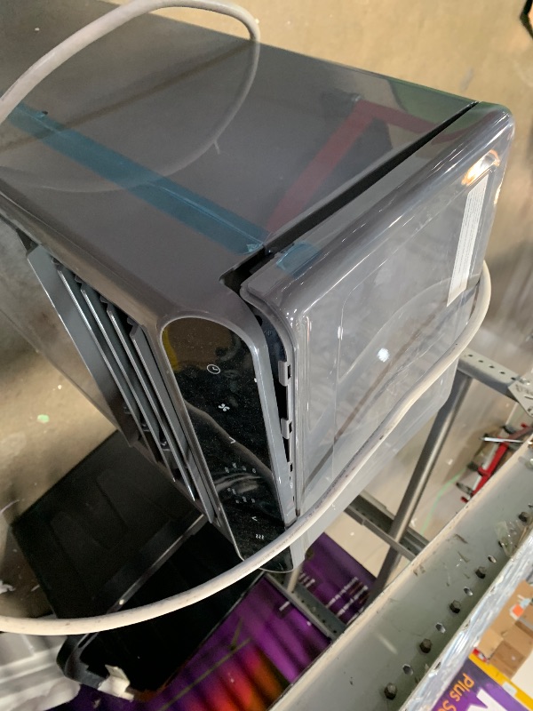 Photo 1 of ************MISSING REMOTE/MINOR DAMAGE****************
GarveeHome 10,000 BTUs Portable Air Conditioner with Dehumidifier, Cooling, Fan 3-In-1, Drainage-Free Cooling, Cools Up to 450 Sq. Ft. with Remote Control, Grey