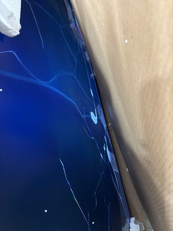 Photo 1 of ***SCREEN IS DAMAGED***

Samsung 85-Inch Class QLED Q7F Series Samsung Vision AI Smart TV (2025 Model, 85Q7F) Quantum HDR, Object Tracking Sound Lite, Q4 AI Gen1 Processor, 4K upscaling, Gaming Hub, Alexa Built-in