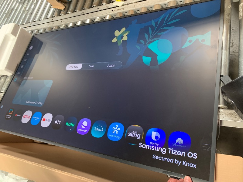 Photo 1 of Samsung 55-Inch Class The Frame LS03F 4K QLED Smart TV (2025 Model) Modern Frame Design, NQ4 AI Gen2 Processor, Art Mode, Artful Picture Quality, Samsung Vision AI, Alexa Built-in