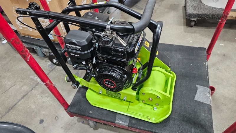 Photo 1 of ***PARTS ONLY***BETTERI Plate Compactor 6.5HP with 196cc Gas Engine, 5400 VPM Power Vibratory Ground Compactor Machine, 20" x 15" Plate Dirt Tamper Compactor for Paving Landscape, Ground, Walkways, Asphalts