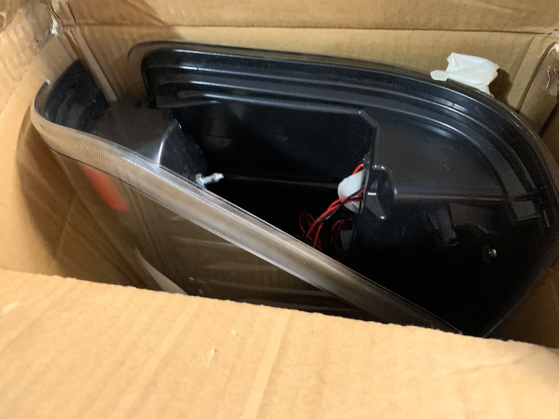Photo 1 of ***(USED/ MINOR DAMAGE/ SEE NOTES)***GRAND ORANGE FULL LED Tail Light Assembly Compatible with Ford F150 2009-2014 Brake Parking Lamps Taillights Brake Lights Driver & Passenger Side w/Wiring Harness