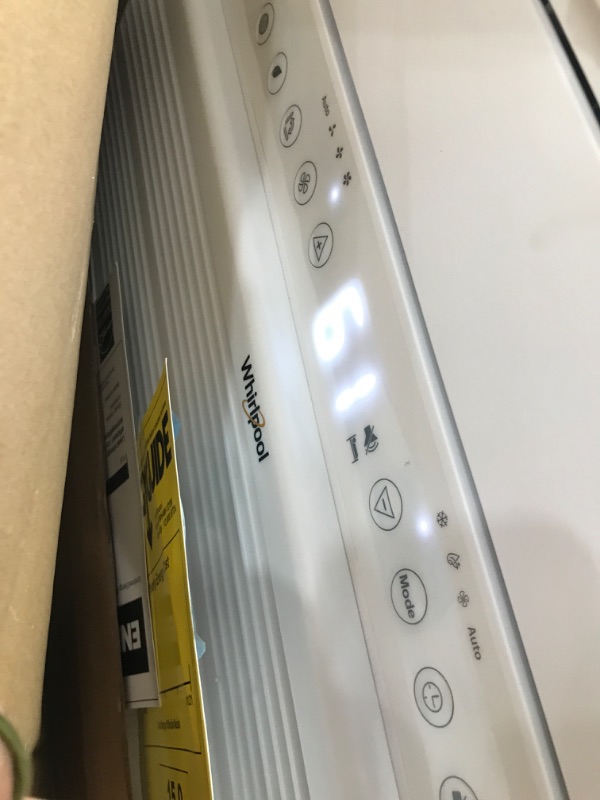 Photo 1 of (See all images)Whirlpool 12,000 BTU Window Mounted Inverter Air Conditioner with Quiet, High Efficiency Operation and Remote, Window AC Unit