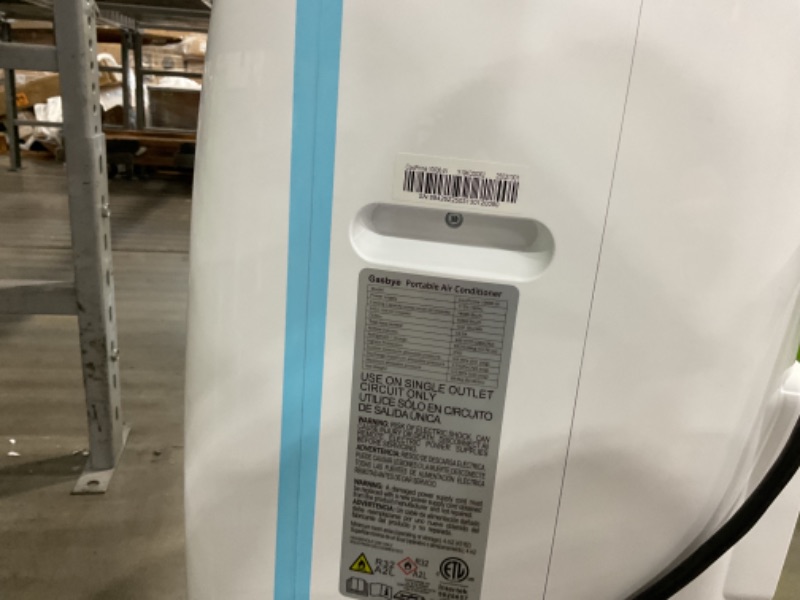Photo 1 of Gasbye Dual Hose Portable Air Conditioner, [2025 Upgraded] Full DC Inverter Compressor, Energy-Saving 13.6 CEER, Low Noise (45dB), Cools Room up to 500 Sq.Ft., Backlit Remote Control, 14,000BTU, White