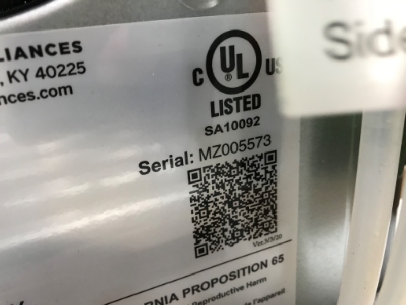 Photo 1 of (PARTS) (NOT FUNCTIONAL) GE Profile Opal 2.0 XL with 1 Gallon Tank, Chewable Crunchable Countertop Nugget Ice Maker, Scoop Included, 38 lbs in 24 Hours, Pellet Ice Machine with WiFi & Smart Connected, Black Stainless