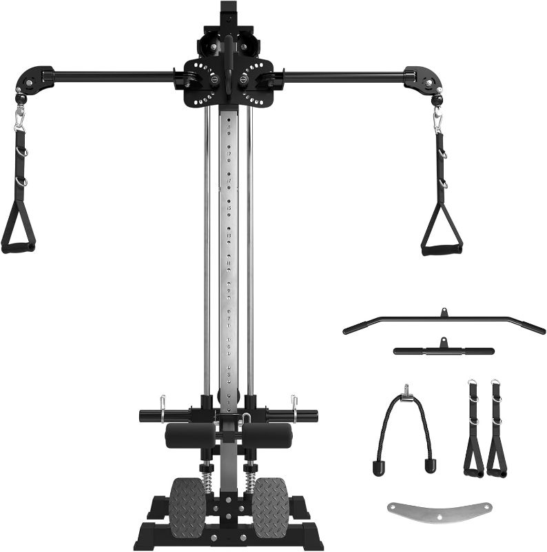 Photo 1 of ***PARTS ONLY***GMWD Cable Machine Home Gym, Wall Mount Functional Trainer with Dual Swivel Arms and 22 Adjustable Positions, All-in-One Cable Crossover Machine for Home Gym