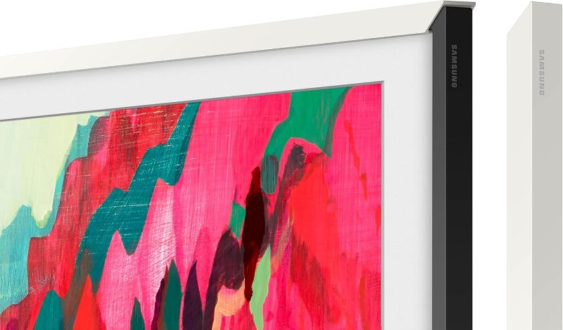 Photo 1 of 
Samsung 75” The Frame Customizable Bezel (2025 Model), Magnetic, Quick and Easy Installation, VG-SCFF75TKBZA, Modern white