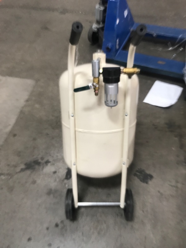 Photo 1 of *****************MISSING MULTIPLE PIECES************
BPAC Portable Sand Blaster 40 L - Mobile Pressure Aerogommeuse - Pneumatic Sandblaster for Cleaning or Stripping Surfaces