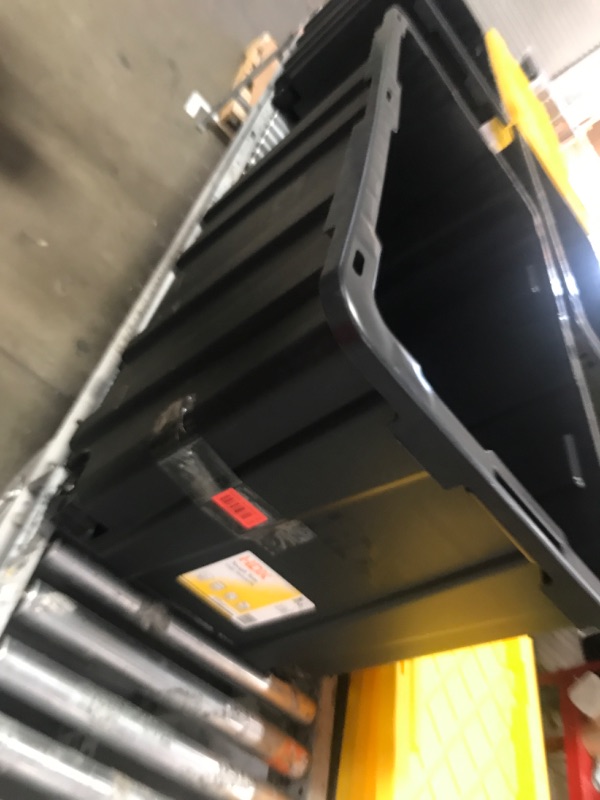 Photo 1 of ************MISSING LID***********
77 Gal. Tough Storage Tote with Wheels