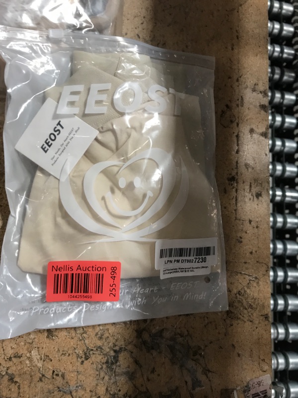 Photo 1 of EEOST Adult Plastic Pants Diaper Cover Rubber Underwear for Incontinence Leak Proof Noiseless Waterproof Durable ((Beige,3X-Large))