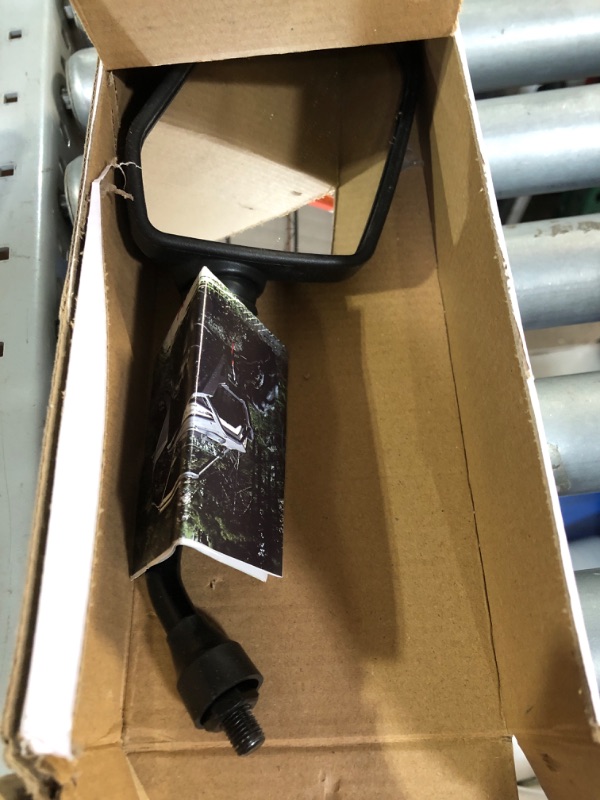 Photo 1 of (missing mouting brakcet) ATV Mirror, Side Rearview Mirrors for Bike Motorcycle ATV Scooter Cruiser with 8mm 10mm Bolt, 7/8" Handle Bar