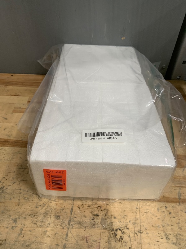 Photo 1 of Crafare 8 Pack Craft Foam Blocks 8X4X2 Inch Polystyrene Brick Rectangle for Arts,School Modeling Projects Sculptures,Floral Arrangements,Party Table Centerpieces