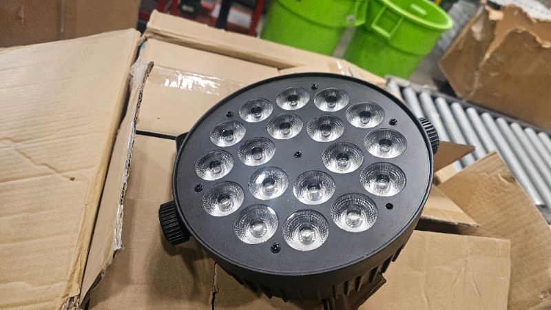 Photo 1 of ***LIGHTS ONLY***BETOPPER LED Stage Lights - 54x3W RGB Par Lights, DMX 512 Controller, Sound Activated Uplights & Spotlights for Stage, Party, Wedding, Club (4 Packs)