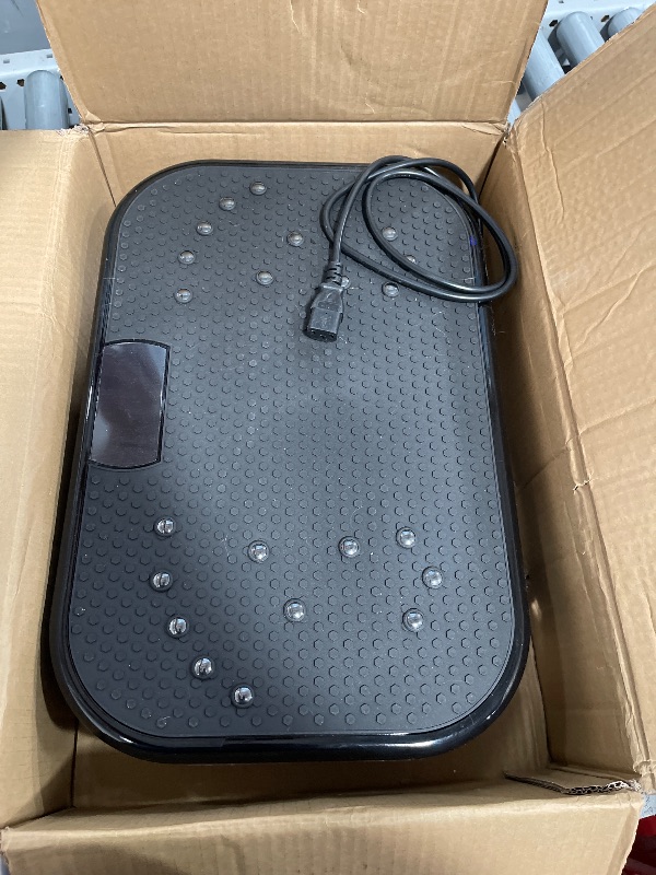 Photo 1 of ***SEE NOTES*** 
Vibration Plate Exercise Machine for Lymphatic Drainage,Softgym Power Vibrate Stand Shake Board 400 Lbs Capacity Whole Body Workout Waver with Resistance Bands Weight Loss Gifts for Women Men-Black