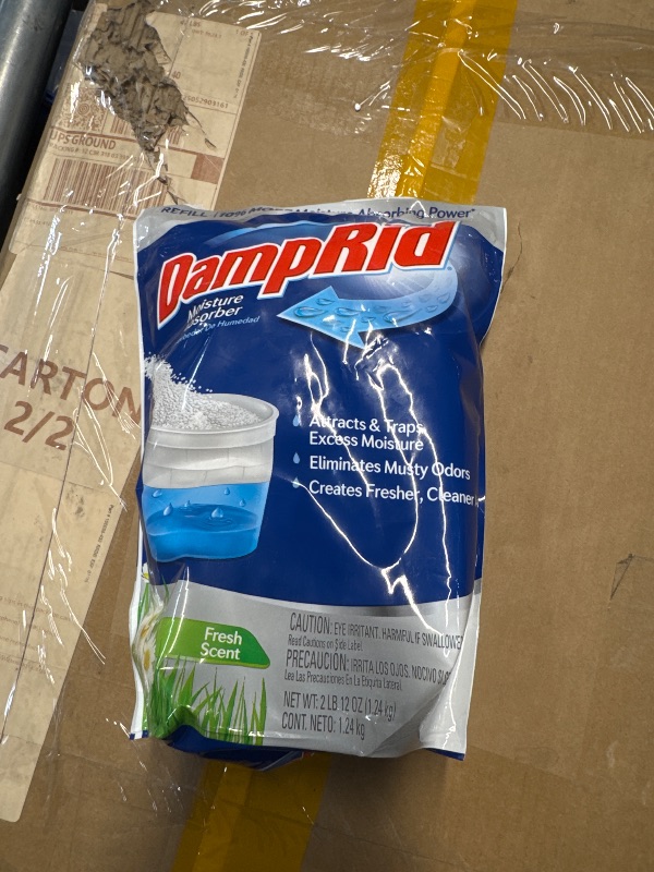 Photo 1 of (FAIR) DampRid Moisture Absorber Refill Fresh Scent 44 oz