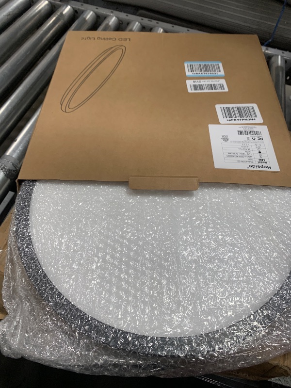 Photo 1 of 1PACK Flush Mount LED Ceiling Light Fixture Black