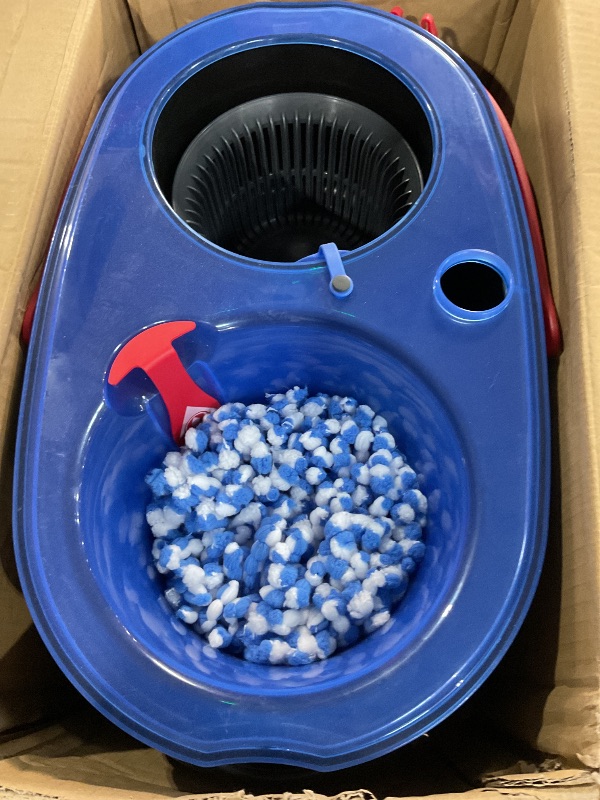 Photo 1 of (Incomplete) O-Cedar RinseClean Spin Mop & Bucket System + 2 Extra Mop Heads| Clean with Clean Water | Removes 99% of Bacteria