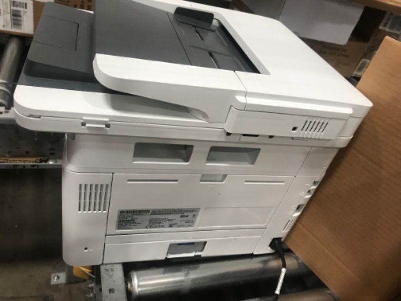 Photo 1 of HP LaserJet Pro MFP 4101fdn Printer, Print, scan, copy, fax, Fast speeds, Easy setup, Mobile printing, Advanced security, Best for small teams, Ethernet/USB only