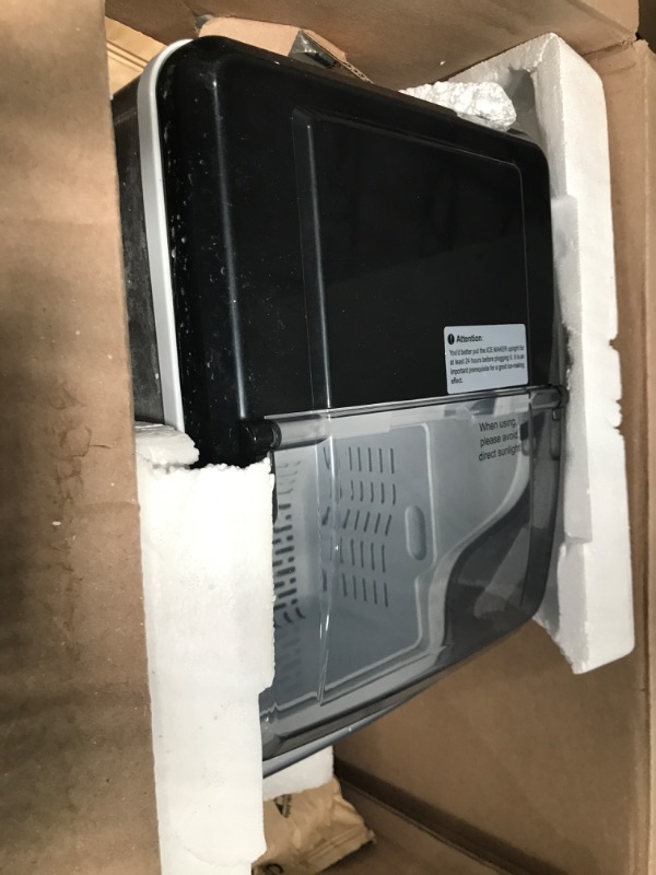 Photo 1 of (for parts) Nugget Ice Maker 44Lbs/24H, Countertop Soft Chewable Ice Pebble Ice Machine, Self-Cleaning Protable Compact, with Ice Scoop & Removable Basket for Home/Kitchen/Office/Bar