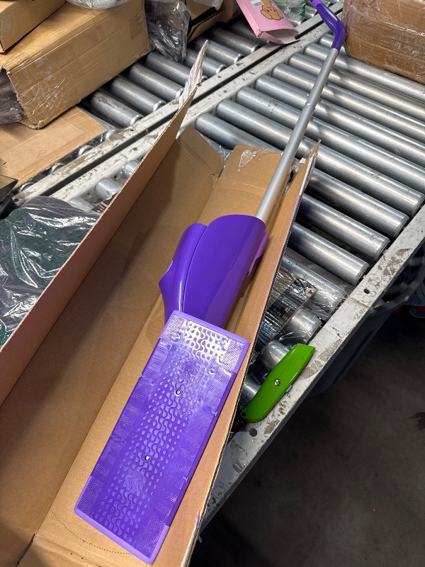 Photo 1 of (MISSING ALL ACCESSORIES) (TOOL ONLY) 
Swiffer PowerMop Multi-Surface Mop Kit for Floor Cleaning, Includes PowerMop, 2 Mopping Pad Refills, 1 Cleaning Solution with Fresh Scent and 2 Batteries
