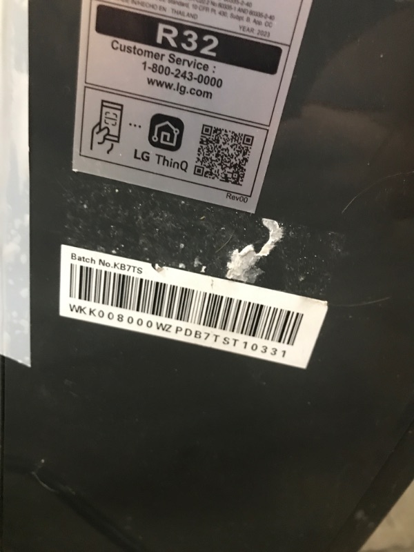 Photo 1 of *** FACTORY SEALED***LG 8000 BTU (DOE) / (12000 ASHRAE) Portable Air Conditioners Cools 350 Sqft Easy Install & WiFi App Remote Eco-friendly, Quiet Small & Medium Room Air Conditioner AC Unit Home Gray LP0823GSSM