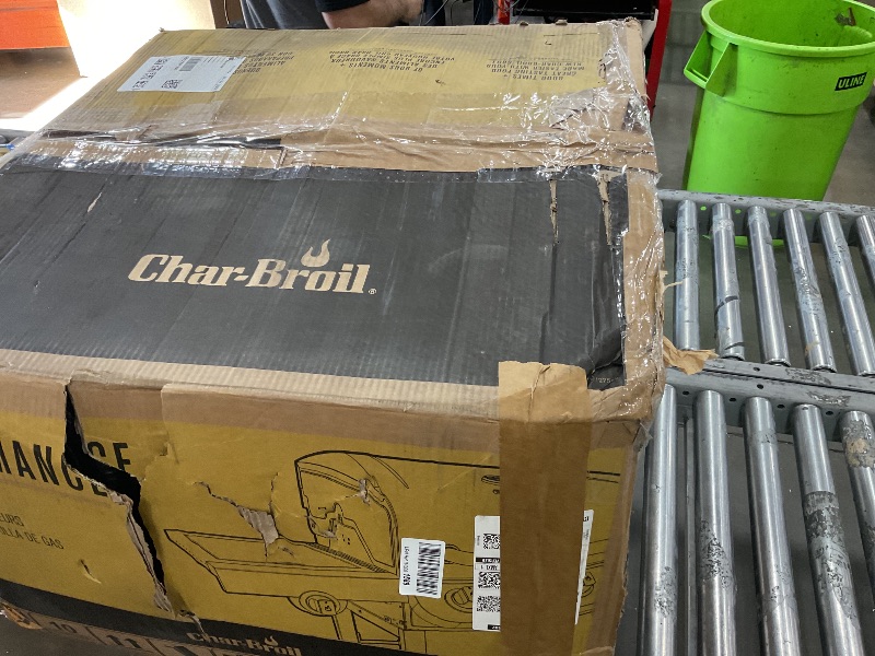 Photo 1 of **FOR PARTS ONLY**
Char-Broil Performance Series Convective 4-Burner with Side Burner Cart Propane Gas Stainless Steel Grill - 463377319