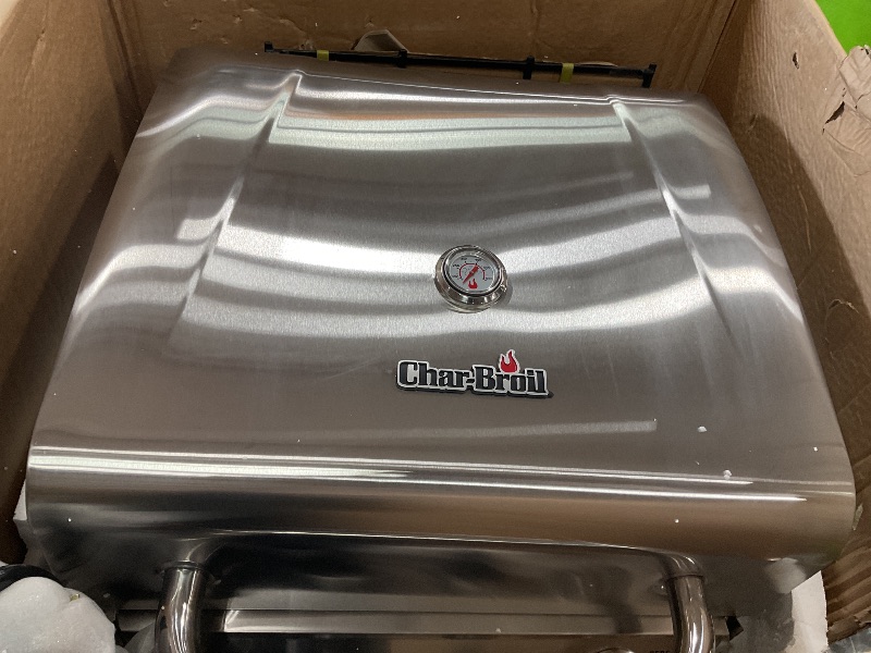 Photo 1 of **FOR PARTS ONLY**
Char-Broil Performance Series Convective 4-Burner with Side Burner Cart Propane Gas Stainless Steel Grill - 463377319