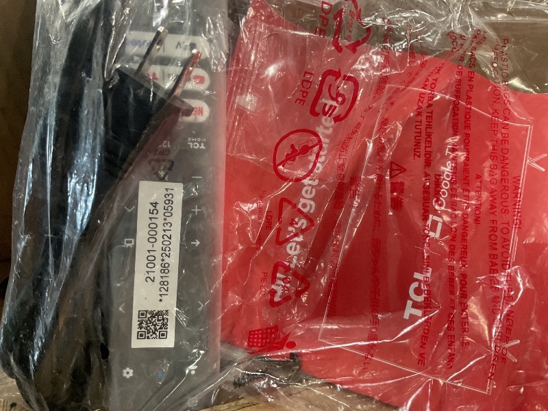 Photo 1 of **PARTS ONLY**TCL 43-Inch Q65 QLED 4K UHD Smart TV with Google TV (43Q651G, 2024 Model) Dolby Vision, Dolby Atmos, HDR Pro+, Game Accelerator Enhanced Gaming, Voice Remote, Works with Alexa, Streaming Television**PARTS ONLY**