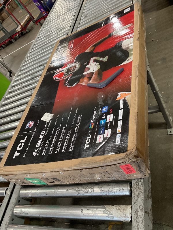 Photo 1 of **PARTS ONLY**TCL 43-Inch Q65 QLED 4K UHD Smart TV with Google TV (43Q651G, 2024 Model) Dolby Vision, Dolby Atmos, HDR Pro+, Game Accelerator Enhanced Gaming, Voice Remote, Works with Alexa, Streaming Television**PARTS ONLY**