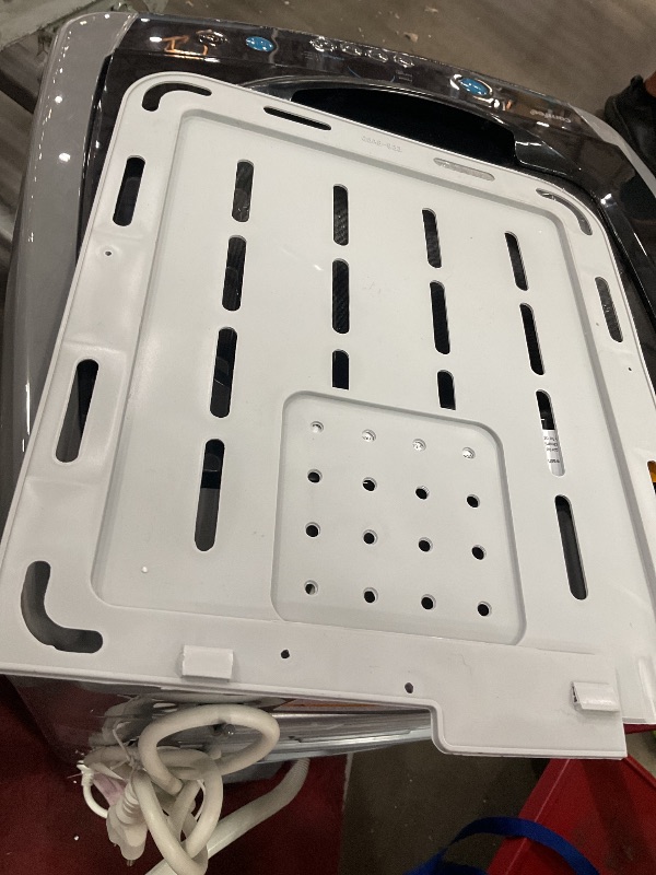 Photo 1 of Comfee Portable Washing Machine, 0.9 cu.ft Compact Washer With LED Display, 5 Wash Cycles, 2 Built-in Rollers, Space Saving Full-Automatic Washer