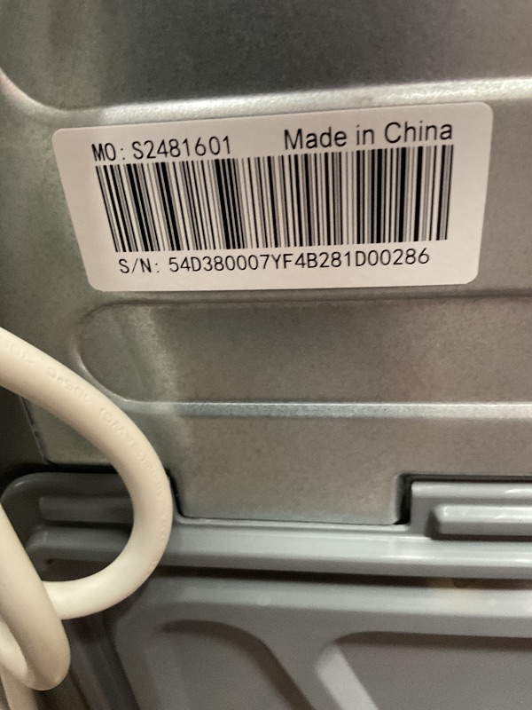 Photo 1 of Comfee Portable Washing Machine, 0.9 cu.ft Compact Washer With LED Display, 5 Wash Cycles, 2 Built-in Rollers, Space Saving Full-Automatic Washer