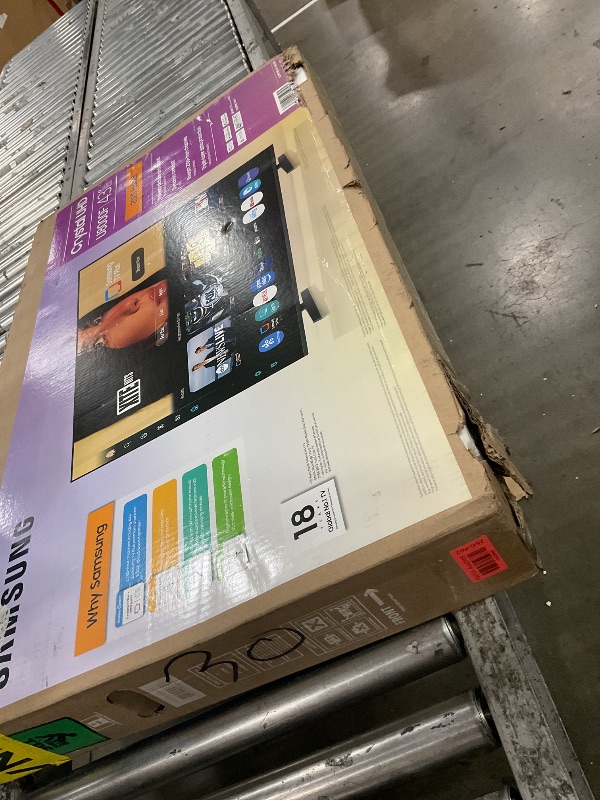 Photo 1 of ***PARTS ONLY***SAMSUNG 43-Inch Class Crystal UHD U8000F 4K Smart TV (2025 Model) Endless Free Content, Crystal Processor 4K, MetalStream Design, Knox Security, Alexa Built-in