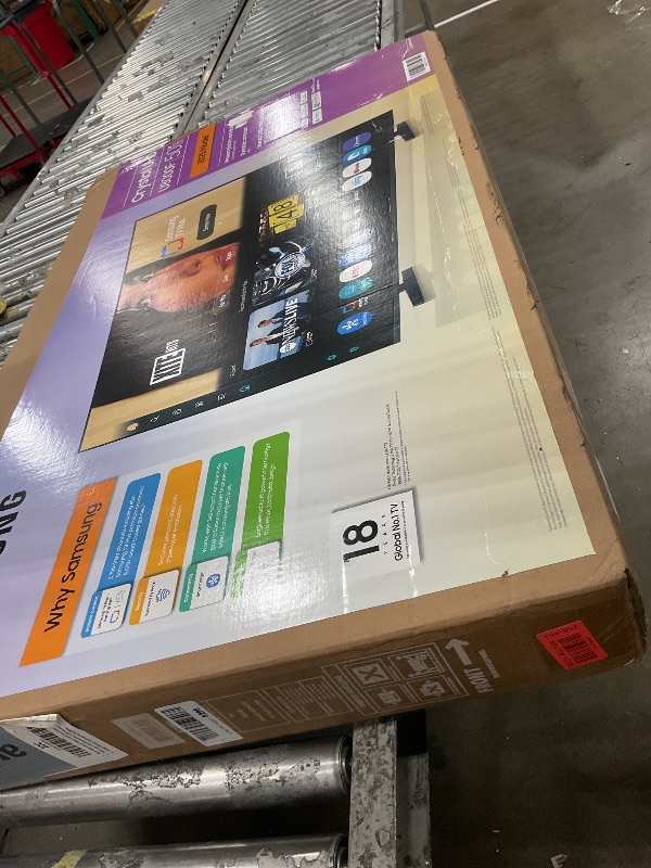 Photo 1 of **PARTS ONLY**Samsung 50-Inch Class Crystal UHD U8000F 4K Smart TV (2025 Model) Endless Free Content, Crystal Processor 4K, MetalStream Design, Knox Security, Alexa Built-in